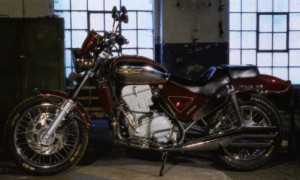 Studie motocyklu Jawa 650