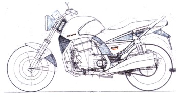 Jawa 650 Style - studie
